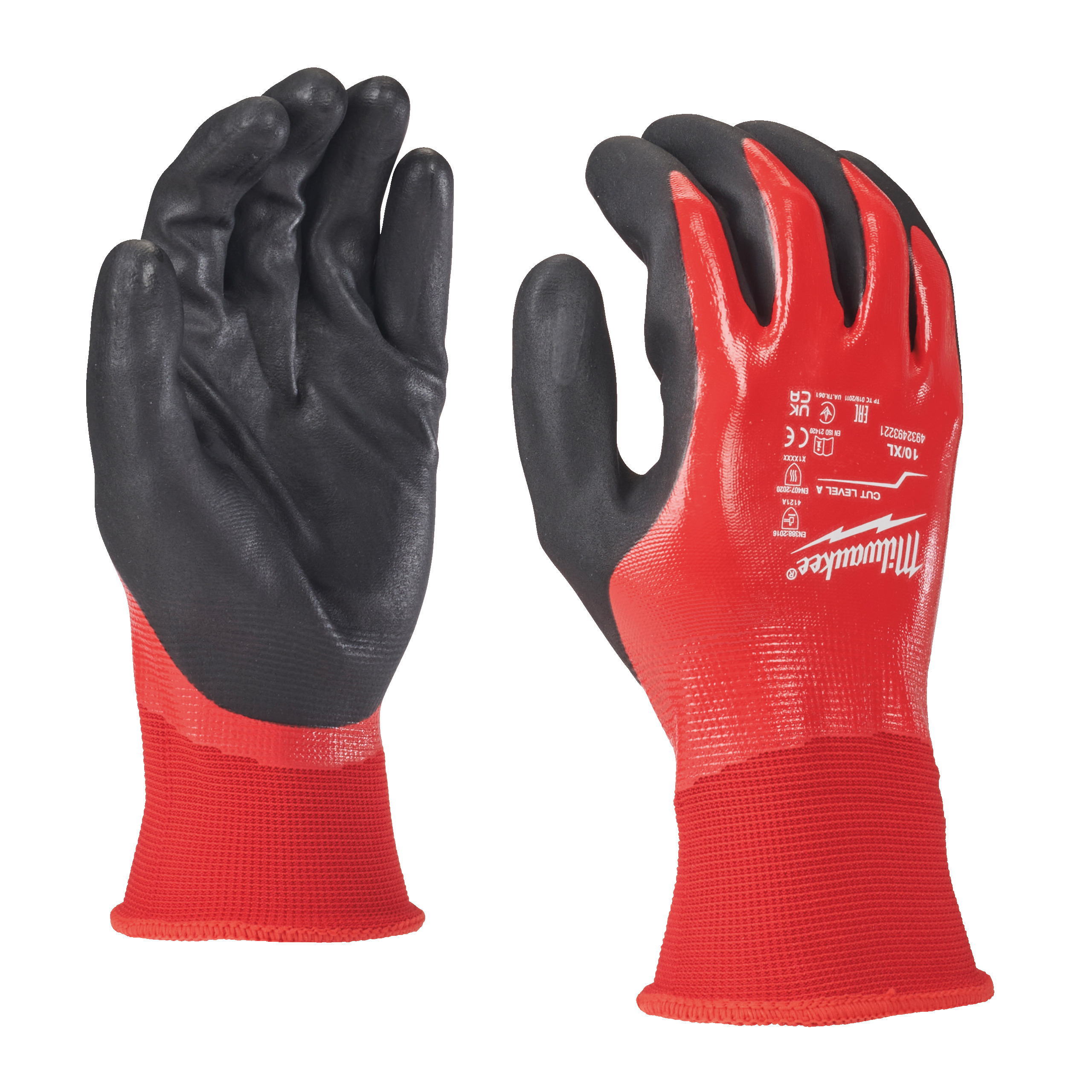 Milwaukee Akcesoria 4932493222 W pełni powlekane rękawice robocze Cut A - 11/XXL - 1 para