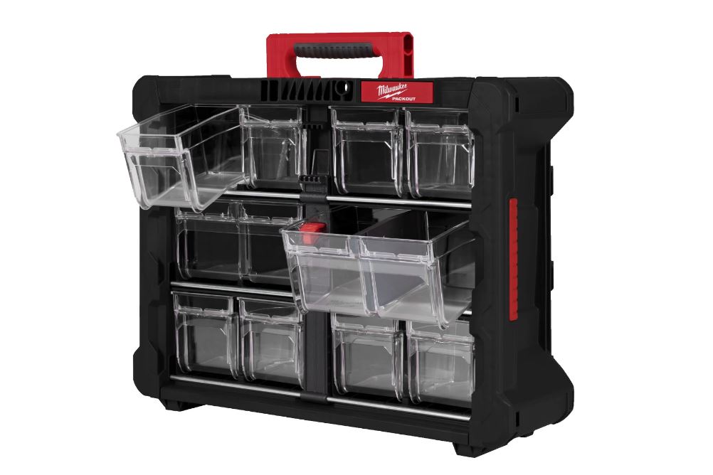 Milwaukee Akcesoria 4932498323 PACKOUT Wiszący/stojący organizer z tacami