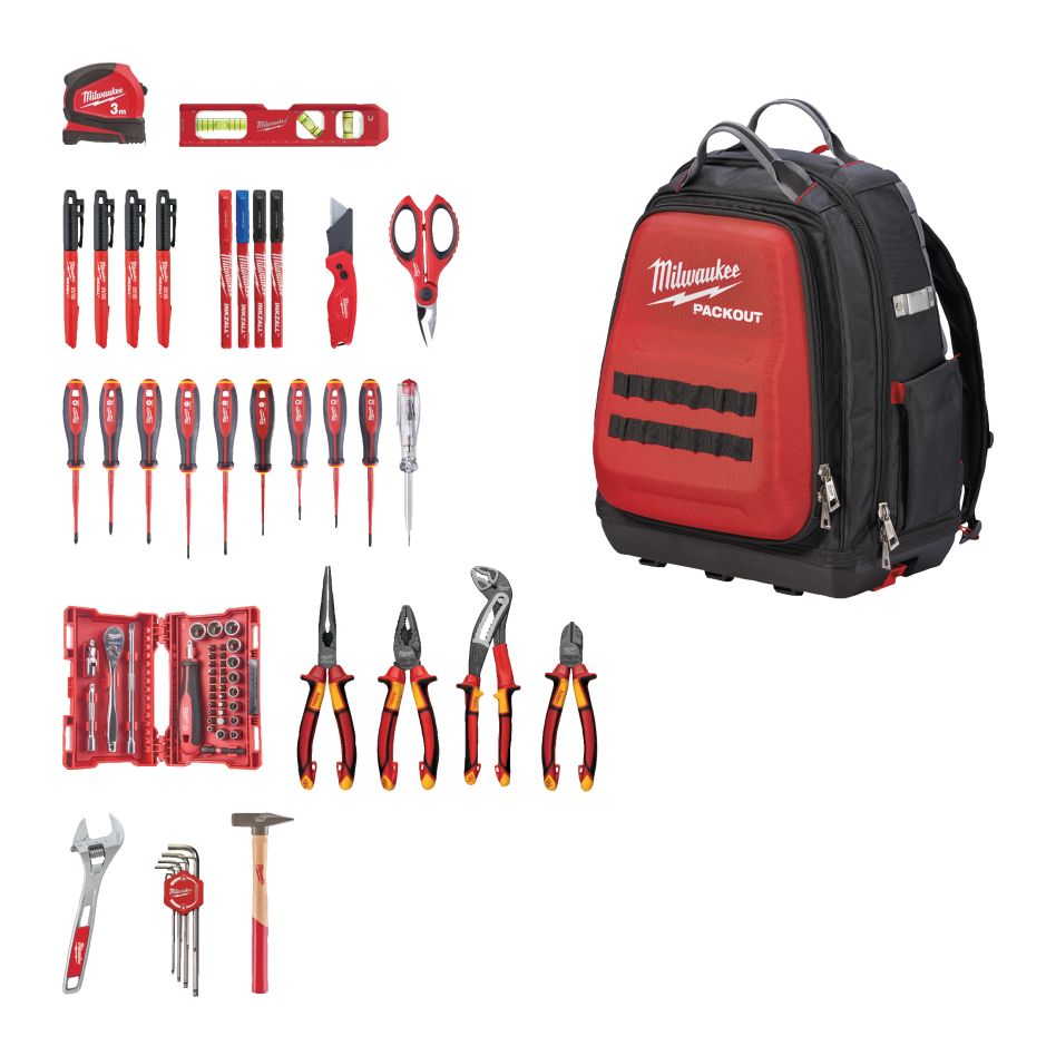 Milwaukee Akcesoria 4932498407 Plecak PACKOUT dla elektryka