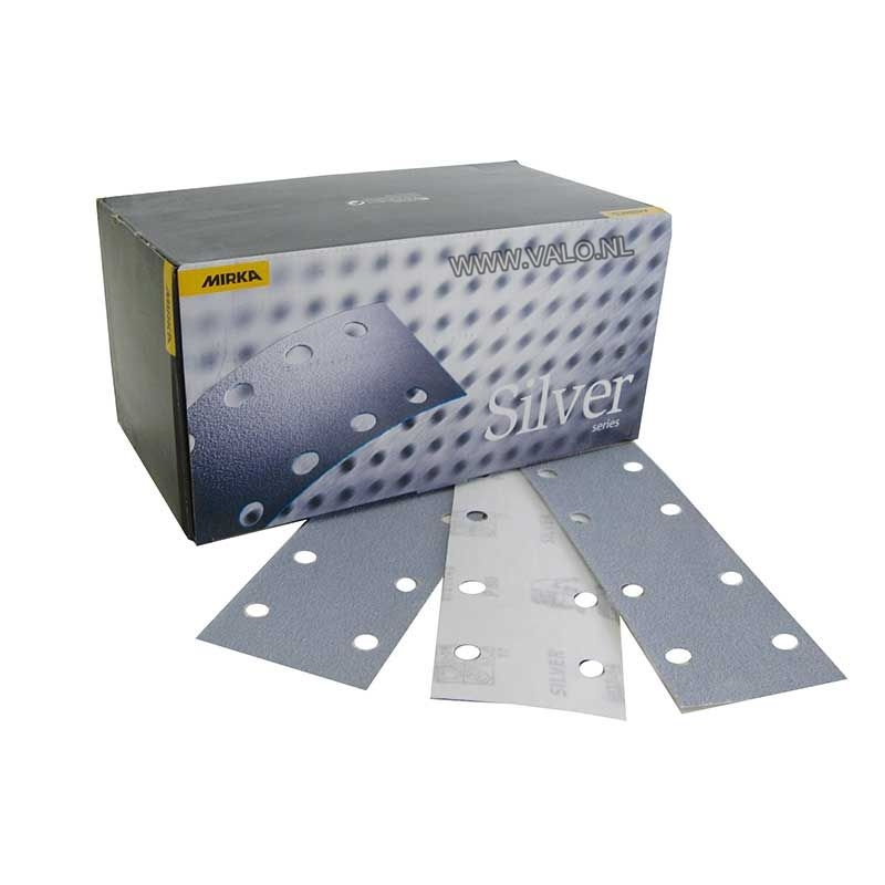 Mirka Akcesoria 2975853 Papier ścierny Q-Silver 70 x 198 mm rzep P150 100 szt.