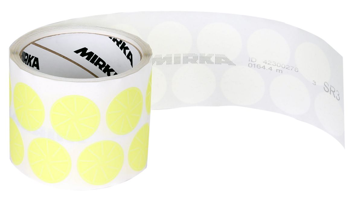 Mirka Akcesoria FS30000105 Folia szlifierska POLARSTAR SR 32mm kanał PSA 5µ, 500/RLL