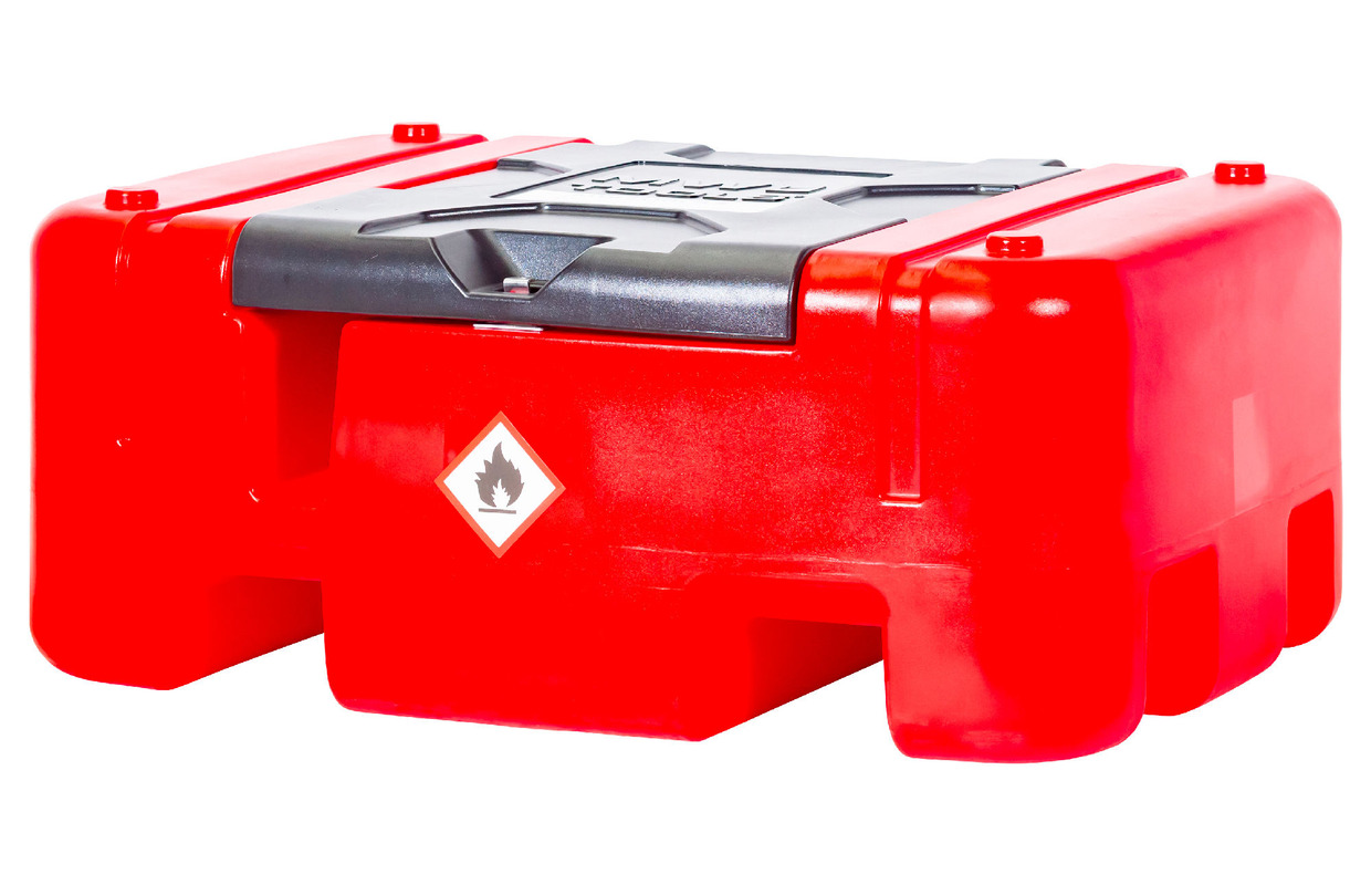 Metal Works 724574490 TDC21012 Zbiornik na olej napędowy PE 210L, pompa 12V z automatycznym pistoletem