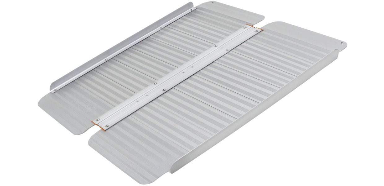 mwtools 754751834 ARP0996 Aluminiowa rampa dla wózków inwalidzkich 2-krotna 300 kg 900x720 mm