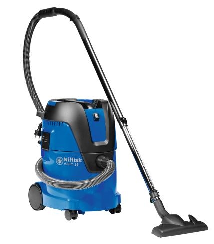 Nilfisk 107406605 AERO 26-01 PC X Kompaktowy odkurzacz do pracy na mokro/sucho