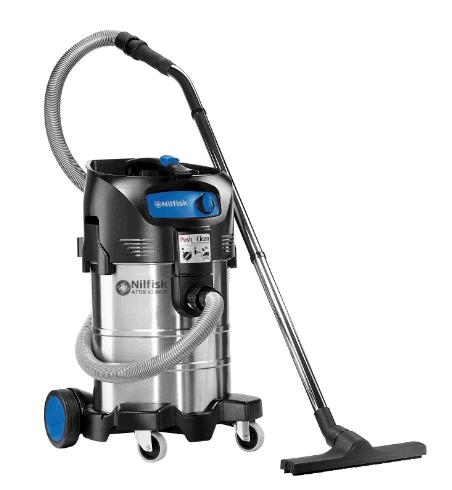 Nilfisk 107413593 Attix 40-01 PC INOX kompaktowy odkurzacz do pracy na mokro/sucho