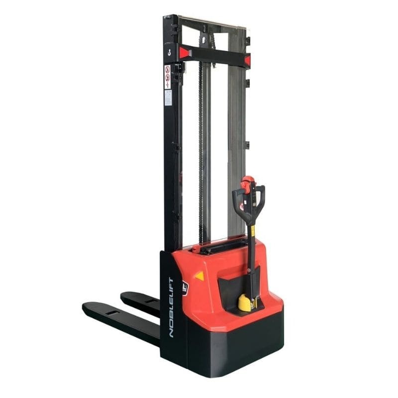 Noblelift PSE12B16 Edge Basic Electric Stacker akumulator AGM 1200kg wysokość podnoszenia 1514mm poly single 1150x570mm 2x 12V 85Ah akumulator i ładowarka