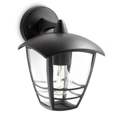 Philips P443483 Lampa ścienna Creek czarna 1x60W 230V