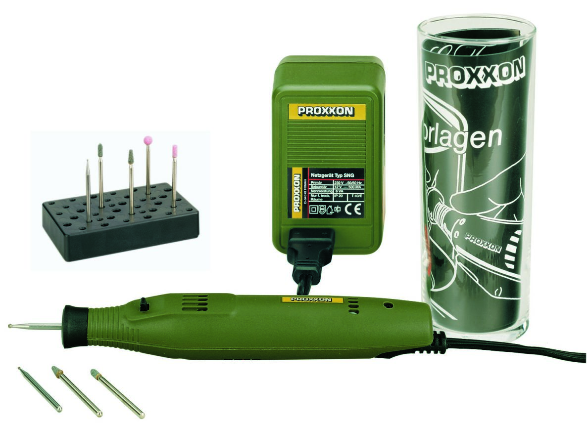 Proxxon 28635 Zestaw do grawerowania kompletny w pudełku m. GG 12