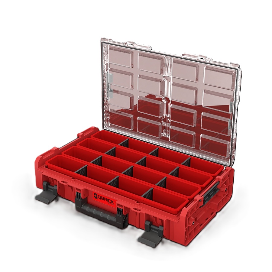 QBrick ORGQXL2LBCCZEPG001 System ONE ORGANIZER XL 2.0 LONG BIN RED ULTRA HD CUSTOM