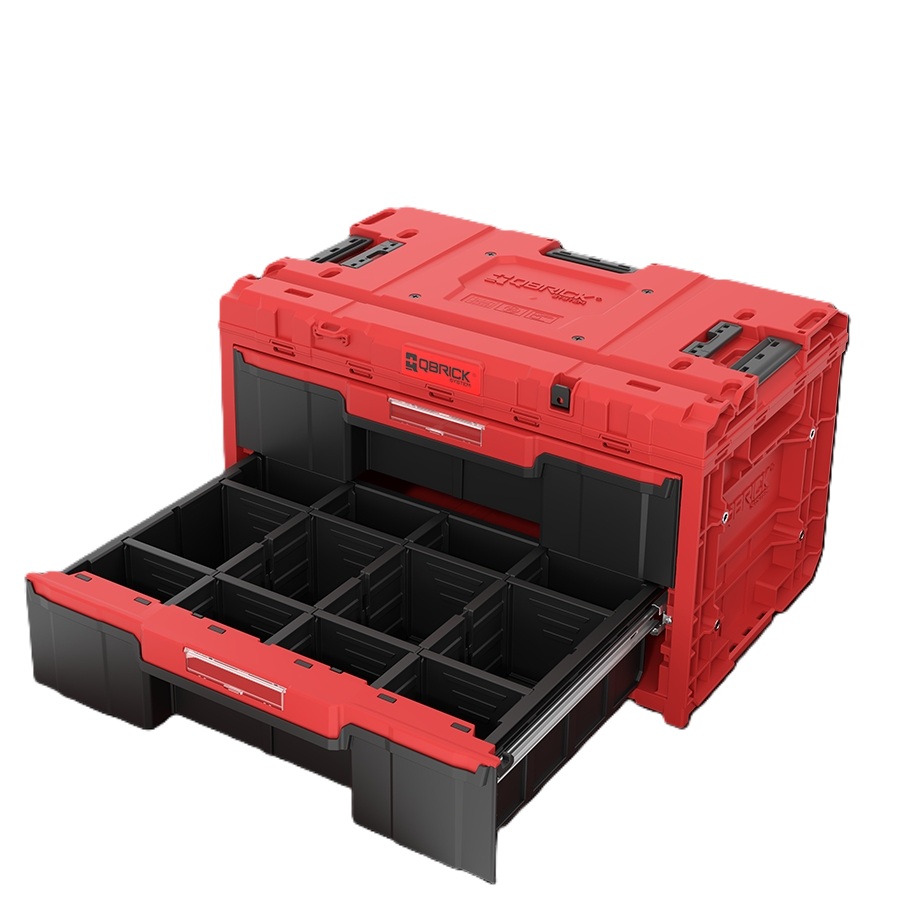 QBrick SKRQONED2CZEPG001 Walizka narzędziowa ONE DRAWER 2 TOOLBOX 2.0 RED ULTRA HD