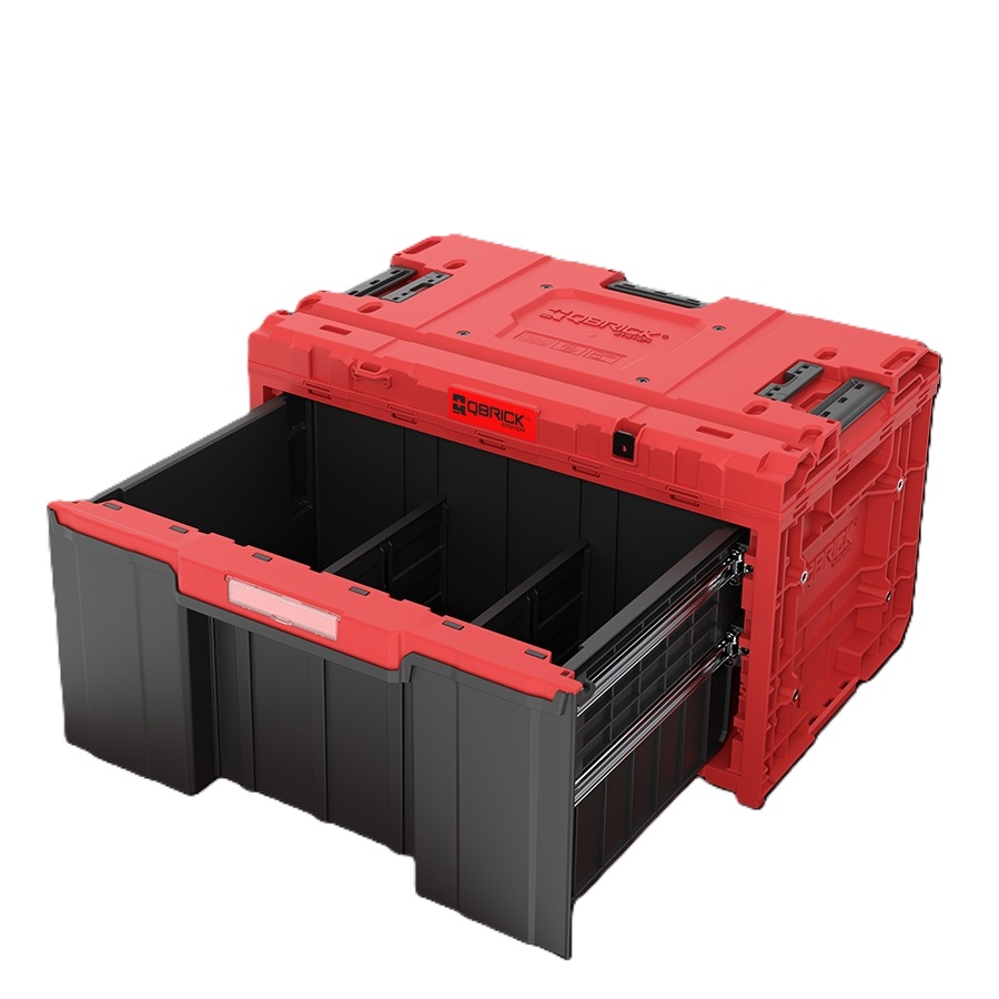 QBrick SKRQONED1CZEPG003 Walizka narzędziowa System ONE DRAWER 1 TOOLBOX 2.0 RED ULTRA HD CUSTOM