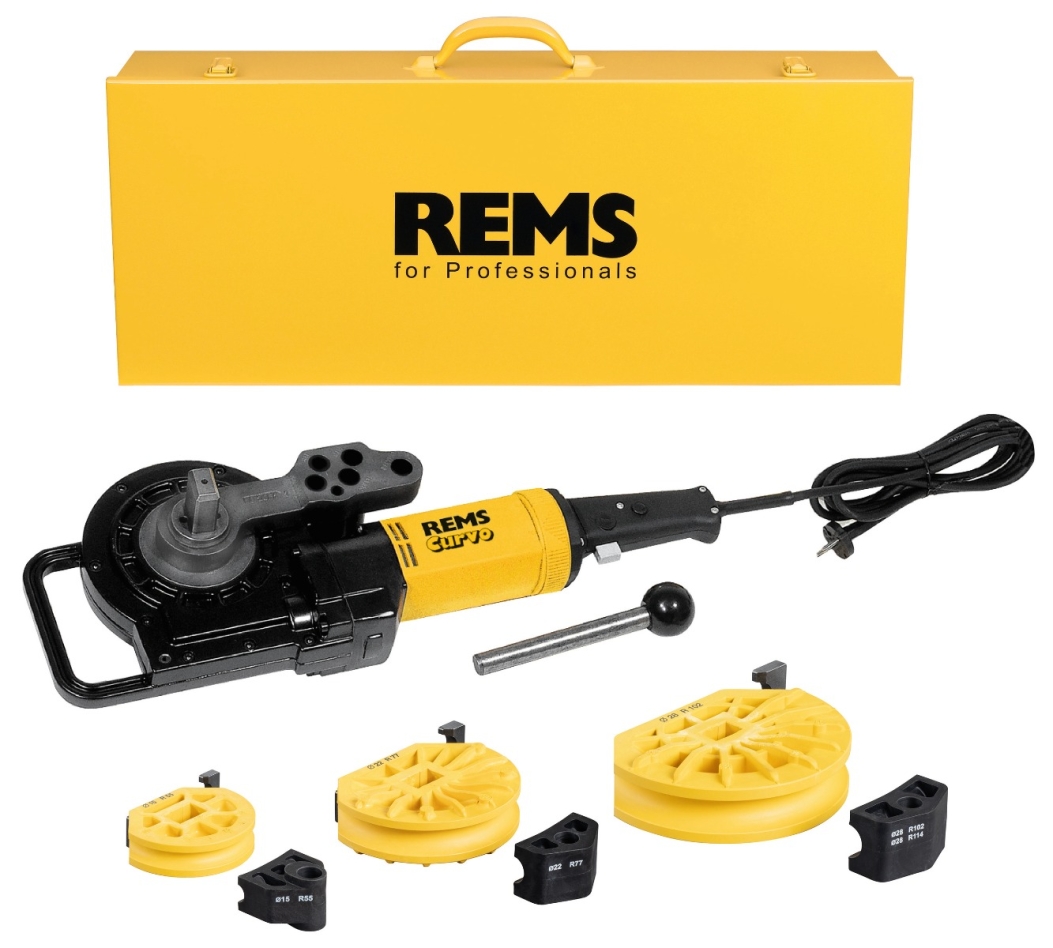 Rems 580022 R220 Curvo Set 15-22-28 Elektryczna giętarka do rur