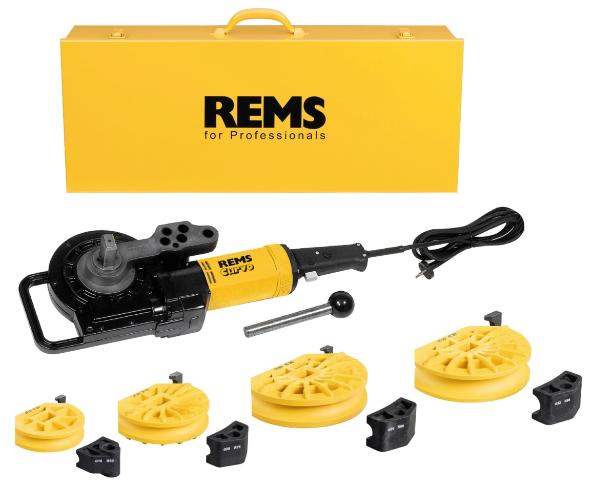 Rems 580025 R220 Curvo Set 16-20-26-32 Elektryczna giętarka do rur