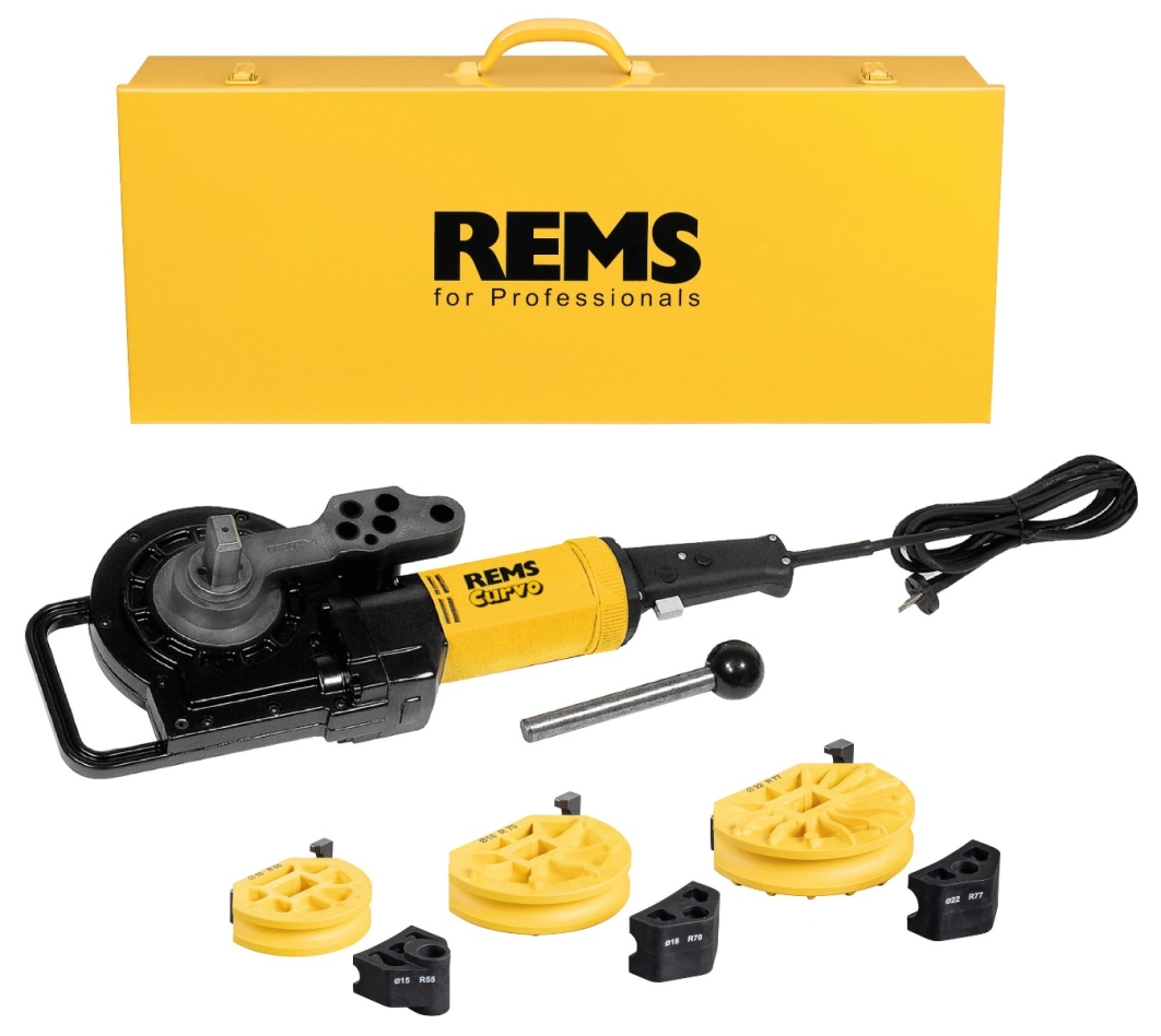 Rems 580026 R220 Curvo Set 15-18-22 Elektryczna giętarka do rur