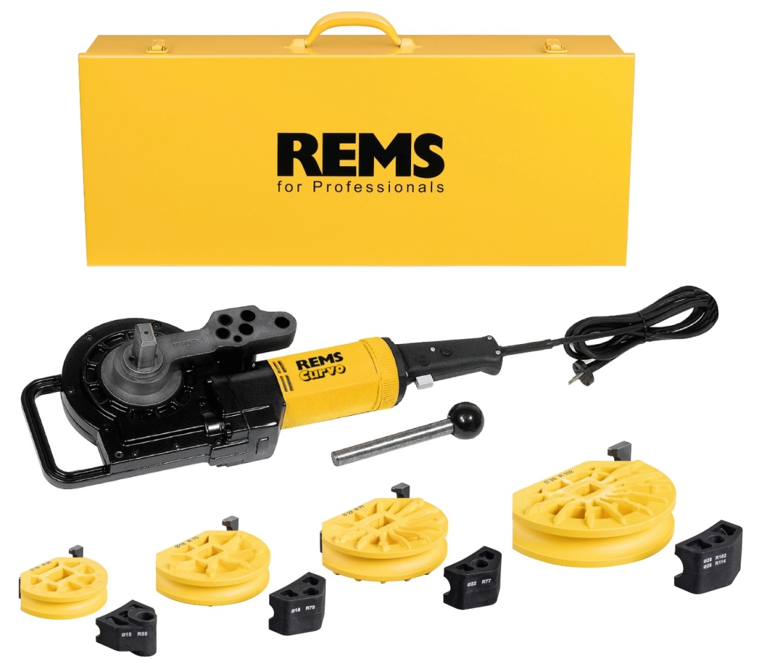Rems 580027 R220 Curvo Set 15-18-22-28 Elektryczna giętarka do rur