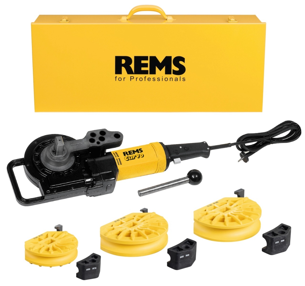 Rems 580029 R220 Zestaw Curvo 20-25-32 Elektryczna giętarka do rur