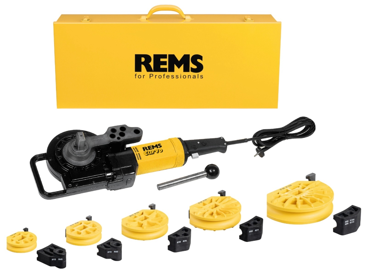 Rems 580033 R220 Zestaw Curvo 12-15-18-22-28 Elektryczna giętarka do rur