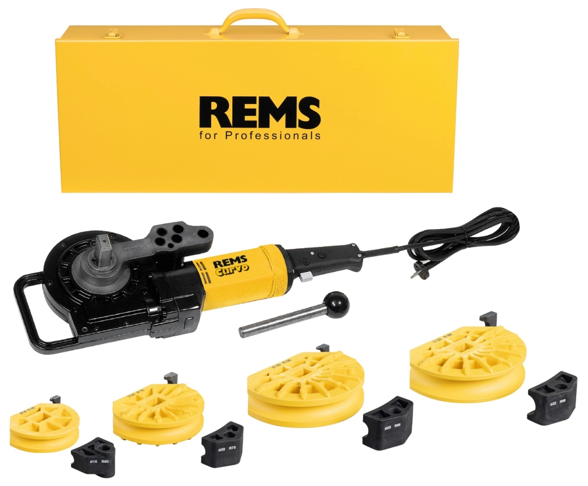 Rems 580034 R220 Zestaw Curvo 16-20-25-32 Elektryczna giętarka do rur