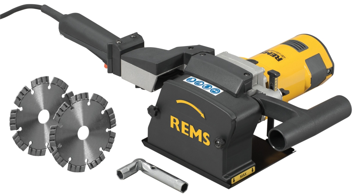 Rems 185X02 R220 Krokodil 125 Basic-Pack Piła do rowów + 2 tarcze diamentowe gratis!