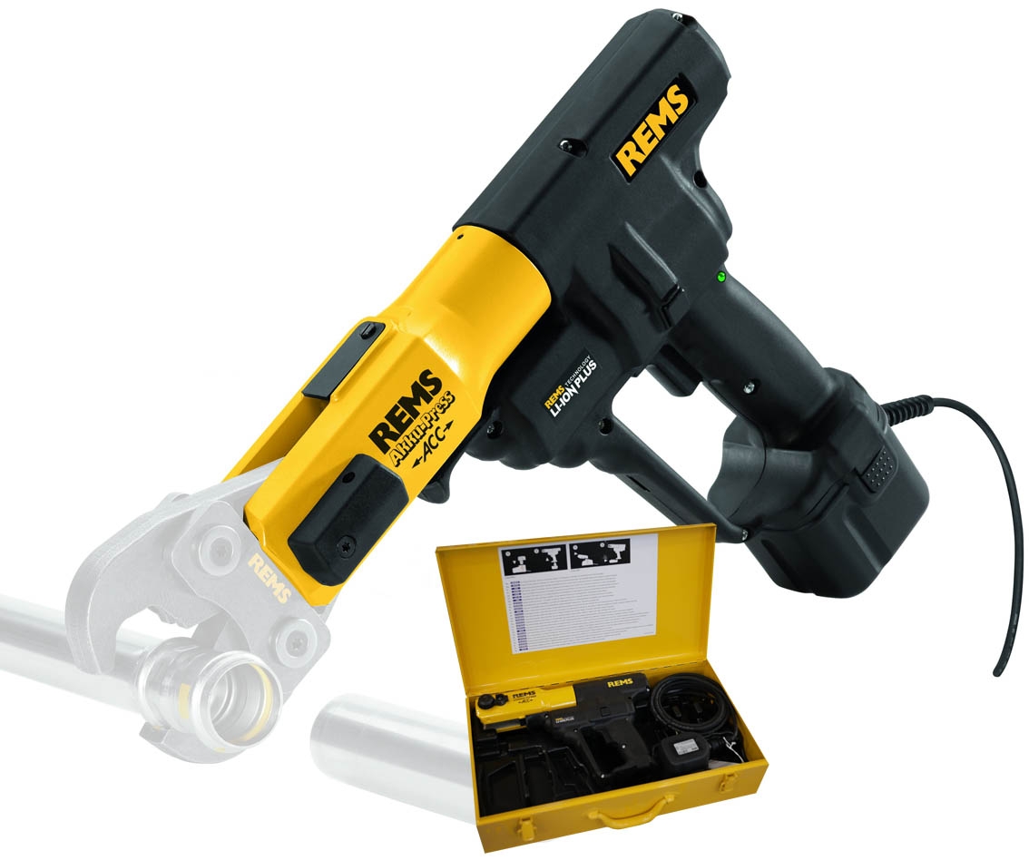 Rems 571015 R220 Akku-Press ACC Power-Edition Dokładna prasa z zasilaczem