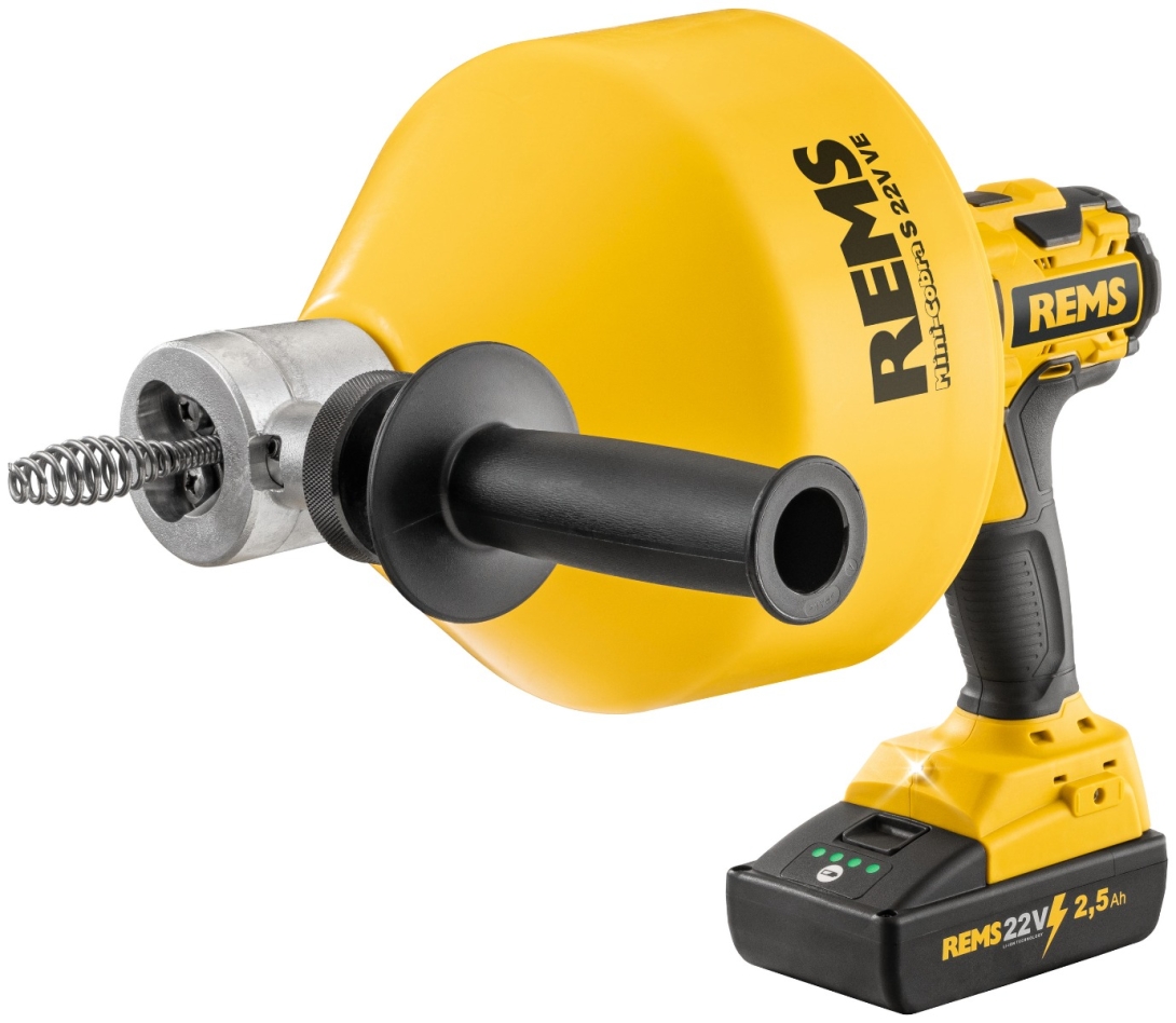 Rems 170026 R220 170026 Mini-Cobra S 22V VE Battery Drainer 22V 2.5Ah Li-Ion 20-50 mm w stalowej obudowie