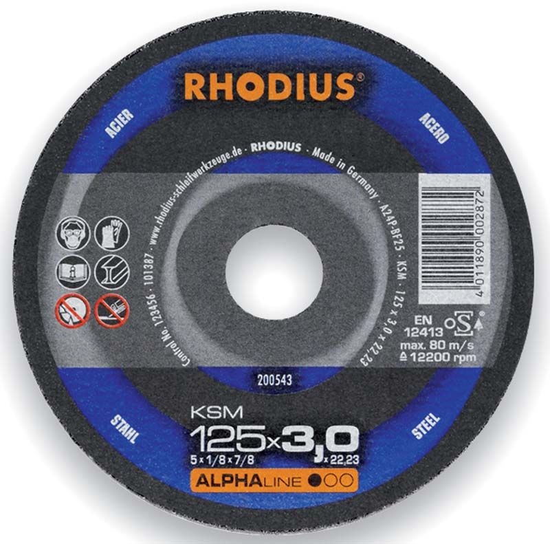 Rhodius 200548 KSM Tarcza tnąca do metalu 150 x 3,0 x 22,23 mm