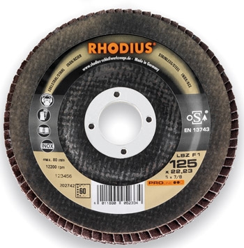 Rhodius 202642 LSZ F1 Tarcza listkowa Stal/Inox 115 x 22,23 mm K24