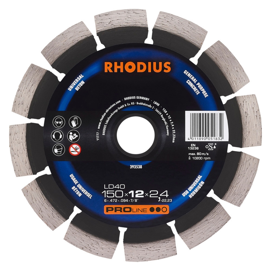 Rhodius 393538 Tarcza diamentowa LD40 150mm