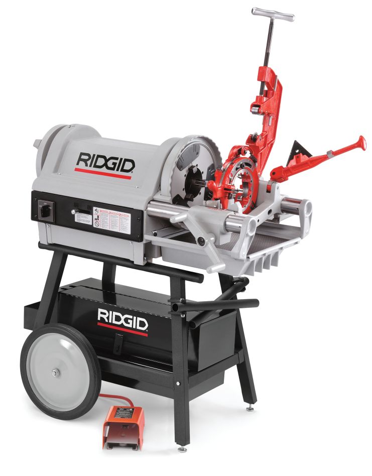 Ridgid 26122 Model 1224 Obcinak do gwintów z głowicą młotkową 1/4" - 4" BSPT 230V 60Hz