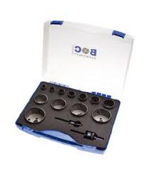 Bohrcraft 19001330014 RLS14 Zestaw otwornic 14-częściowy HSS Bi-Metal All-round