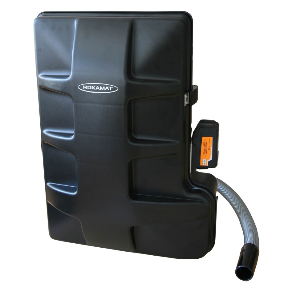 Rokamat 12000-a WDVS Accu Odkurzacz plecakowy 15 Ltr 18V 5,2Ah Li-Ion