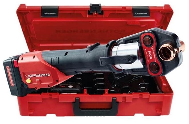 Rothenberger 1000001840 Romax 4000 Basic Set Prasa akumulatorowa 18V 4.0Ah Li-Ion