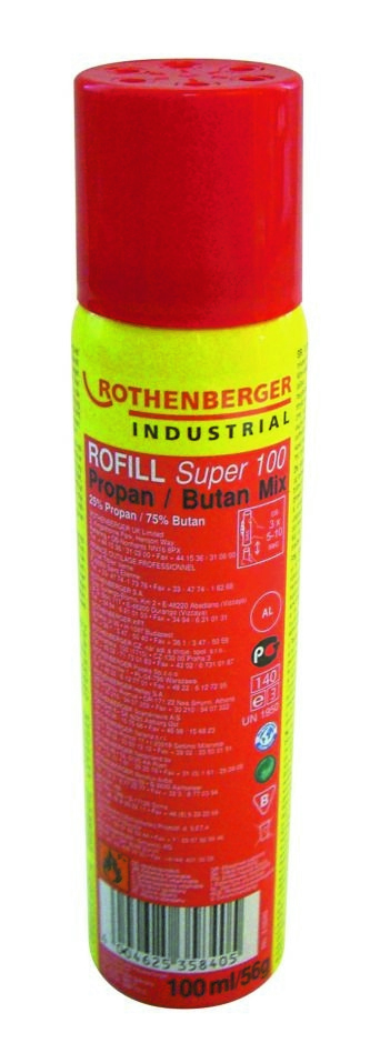 Rothenberger Industrial ROT035840 Wkład gazowy, Rofill Super 100