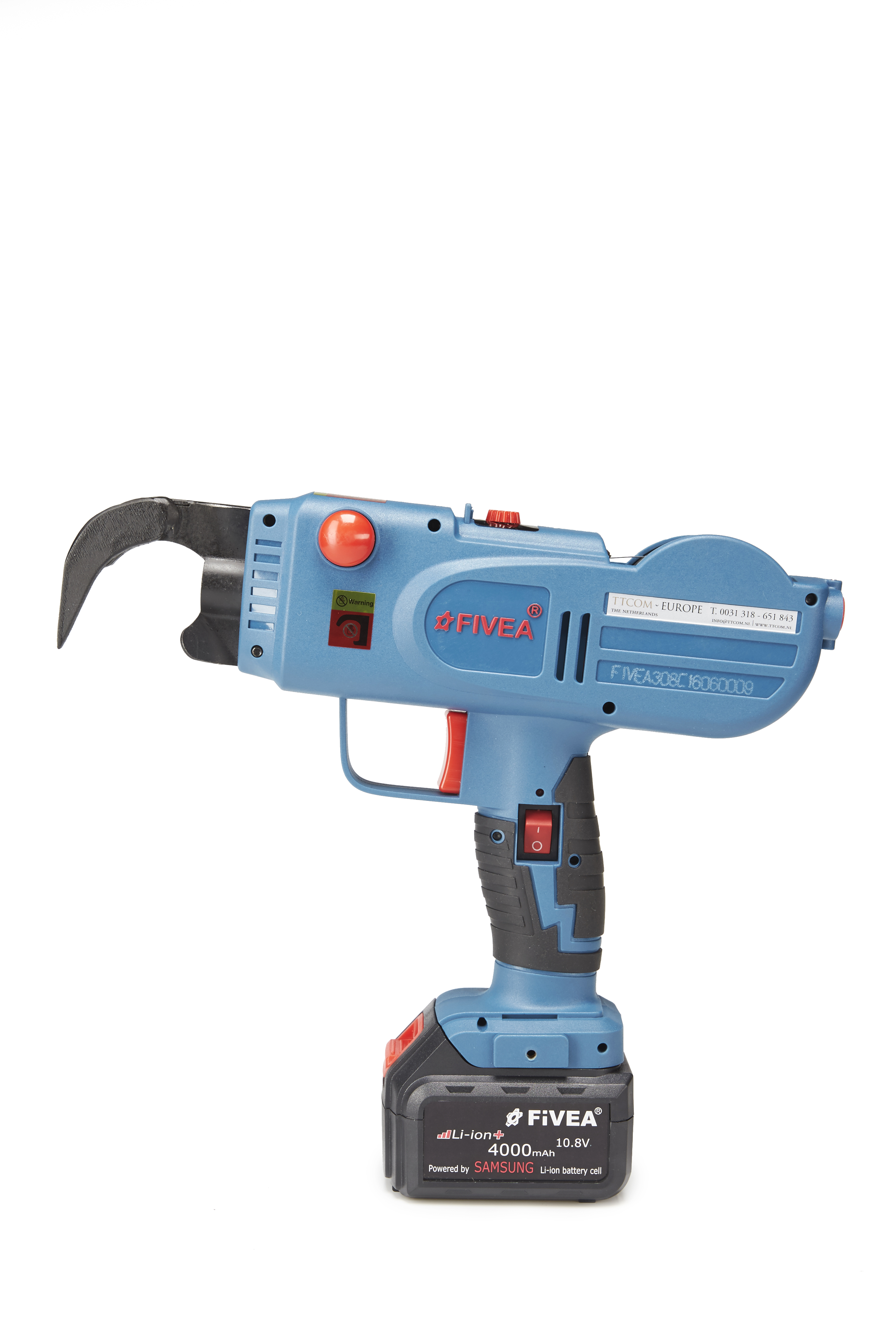 Fivea 10-10-230841 RT308-C Automatyczny hamulec akumulatorowy 10,8 V 4,0 Ah Li-Ion - 37 mm ze szczęką ogrzewania podłogowego