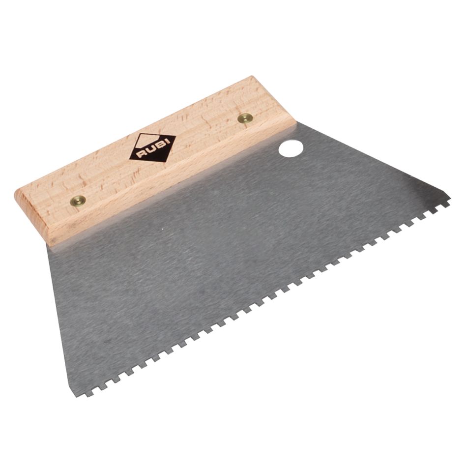 Rubi 71926 Rubi Stalowy grzebień do kleju 18 cm 10x10
