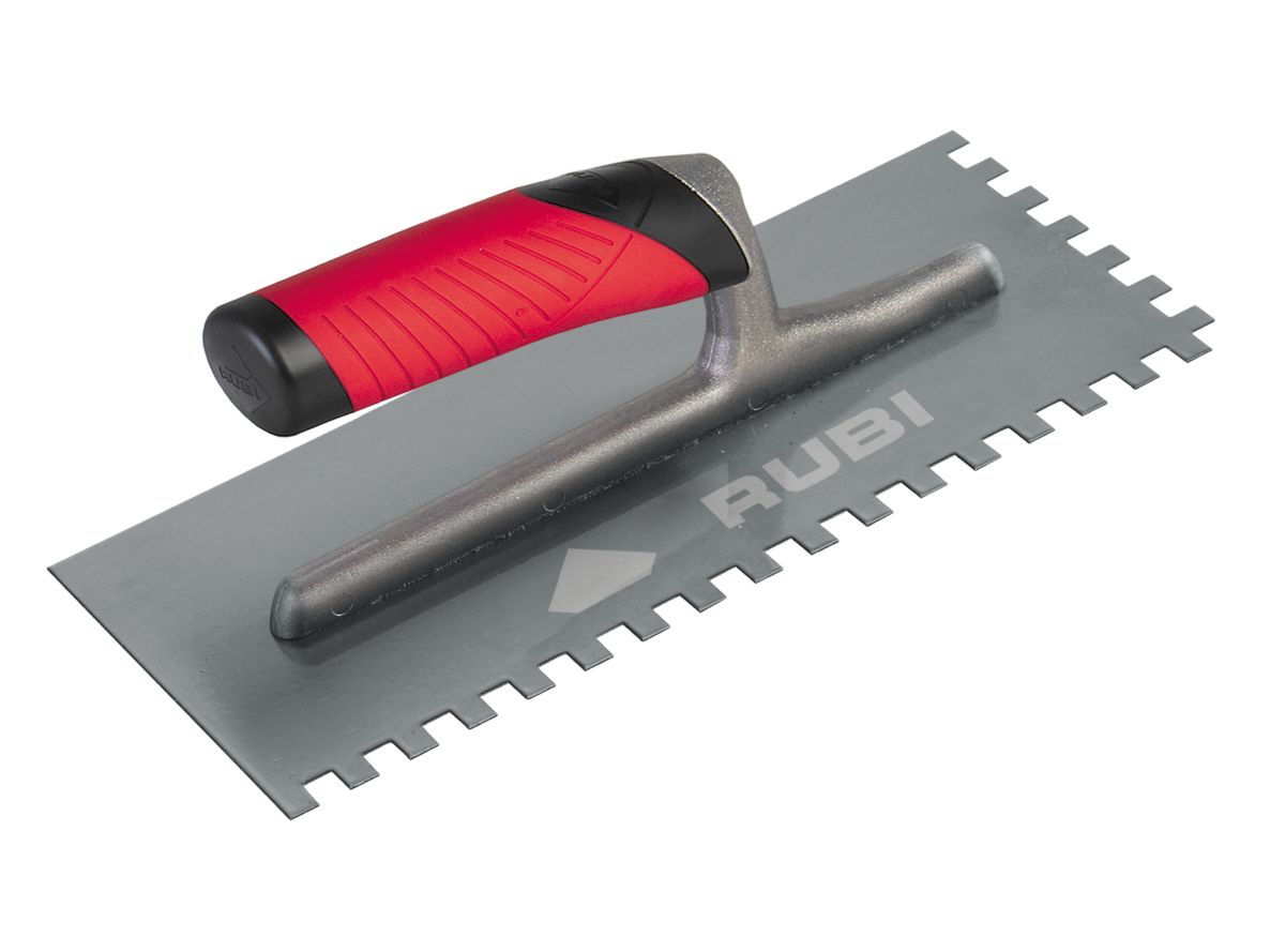 Rubi 72908 Stalowy grzebień do kleju 28 cm 8x8