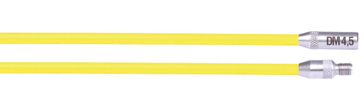 Runpotec 10043 Słupki tranzytowe żółte 4,5 mm 2 x 1 m