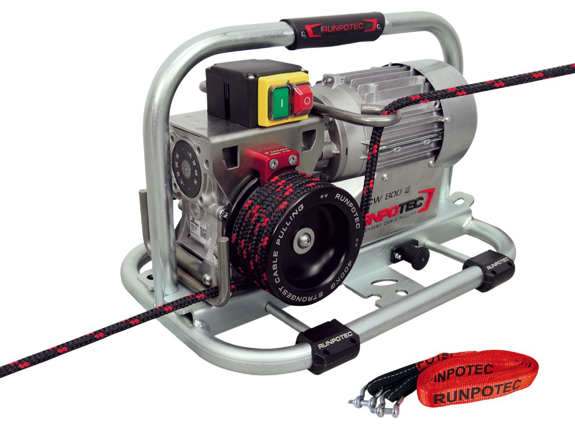 Runpotec 10148 Wciągarka CW 800E z pasem mocującym