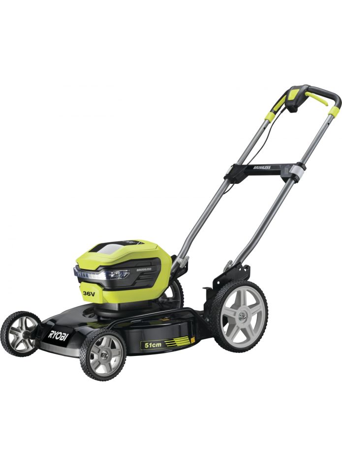 Ryobi 5133004591 RY36LMMX51A-140 36V bezszczotkowa kosiarka mulczująca 51 cm + akumulator 4,0 Ah + ładowarka