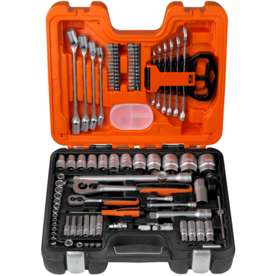 Bahco S910 Zestaw nasadek 1/4" i 1/2" + klucze płasko-oczkowe - 91 elementów