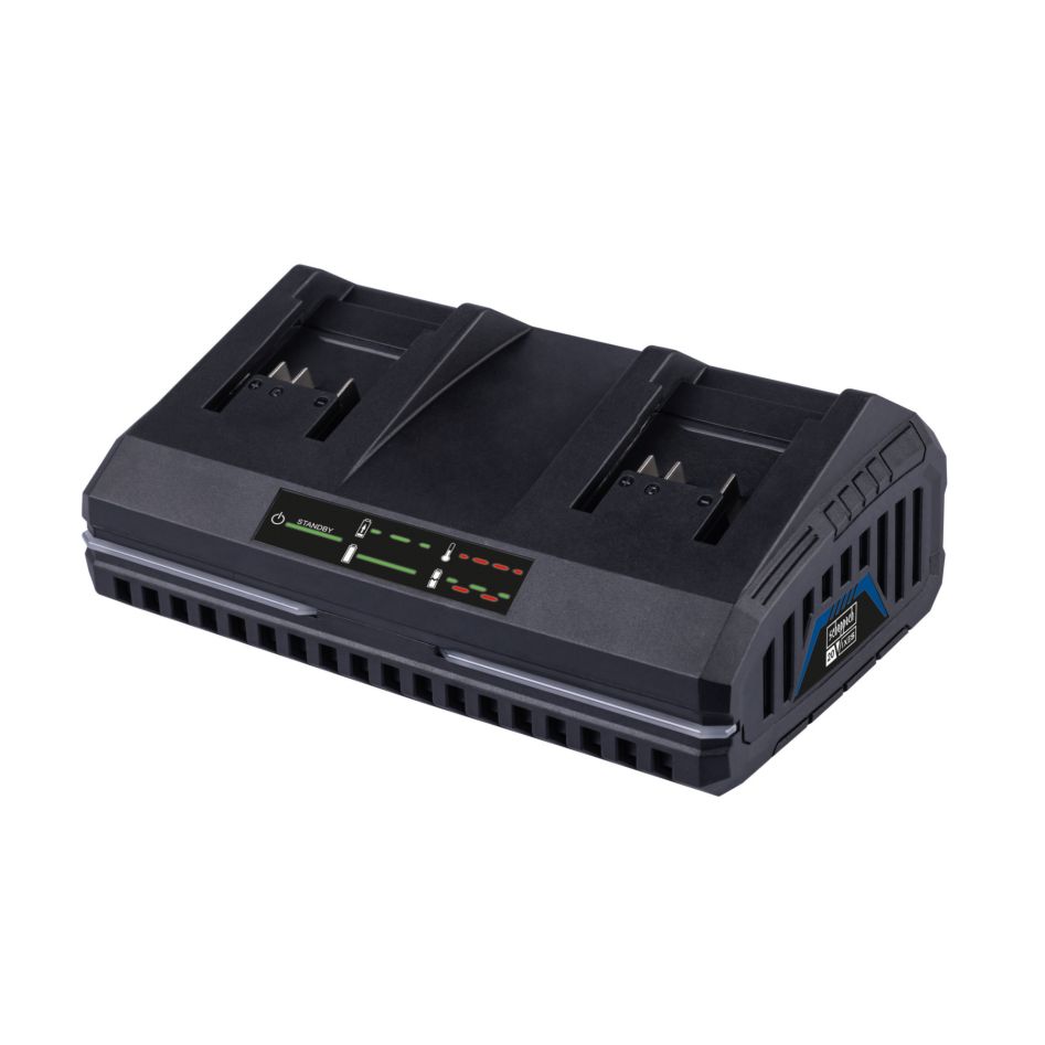 Scheppach 7909201712 Podwójna ładowarka akumulatorów 2.4A SDBC2.4A