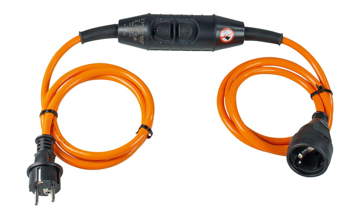 Schwabe 45458 Przedłużacz PUR PRCD-S 230V/16A IP44 H07BQ-F 3G2,5 3m