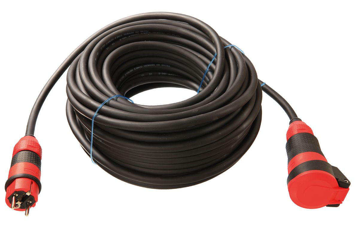 Schwabe 62250 Przedłużacz neoprenowy SCHUKO ultra II H07RN-F 3G1,5 IP54 10m