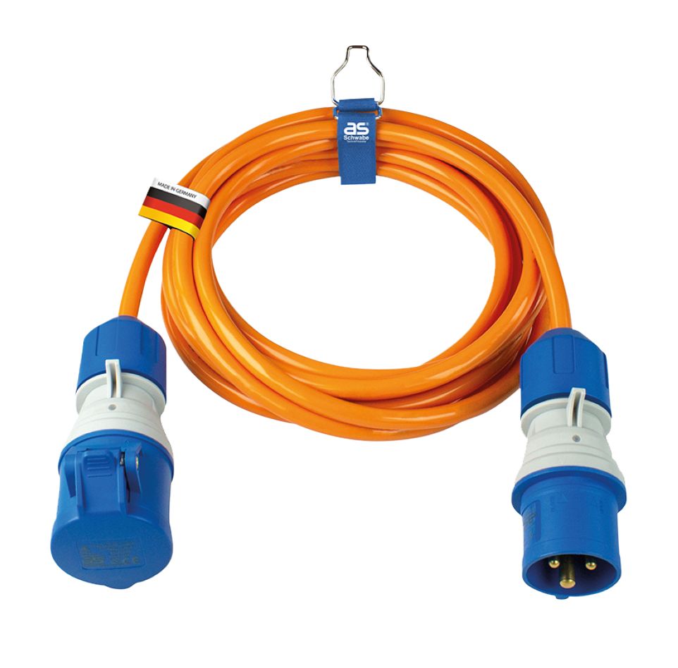 Schwabe 62432 Przedłużacz kempingowy CEE Powerlight H07BQ-F 3G2,5 IP44 10m