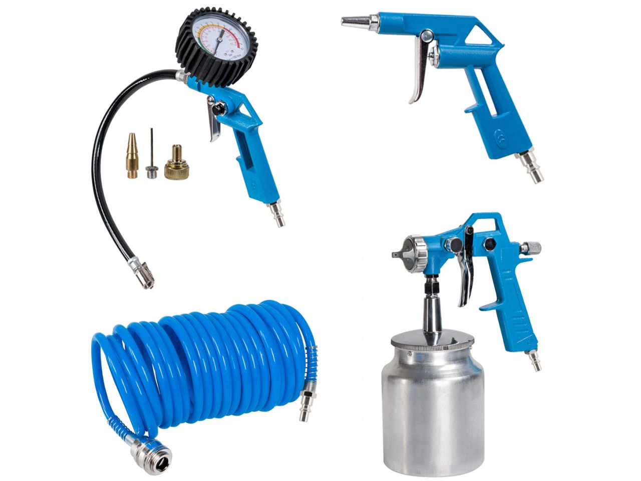 Airpress 45895 7-częściowy zestaw akcesoriów pneumatycznych Orion