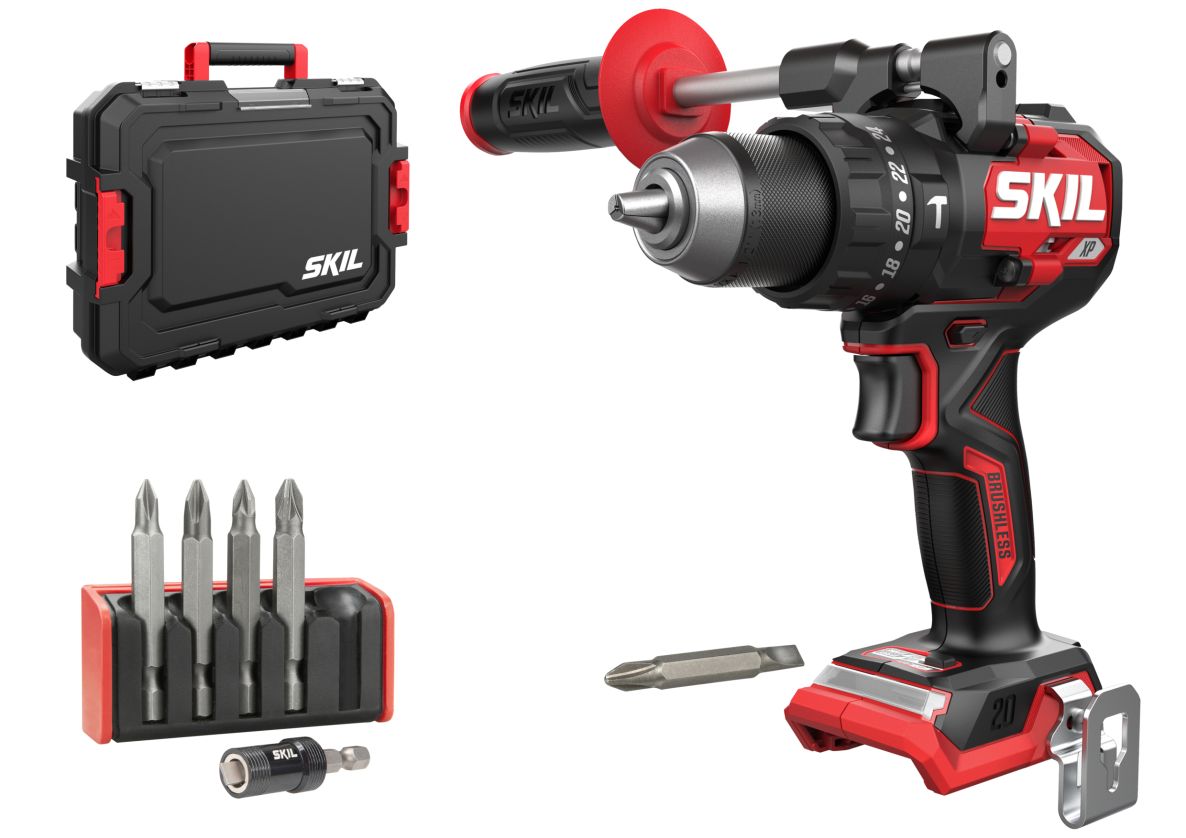 SKIL CD1E3085JA Akumulatorowa wiertarko-wkrętarka udarowa 20V bezszczotkowa 130Nm bez akumulatorów i ładowarki w walizce