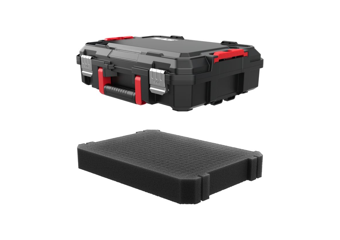 SKIL 2610S01669 Kompaktowa walizka narzędziowa z możliwością układania w stos i uniwersalną pianką