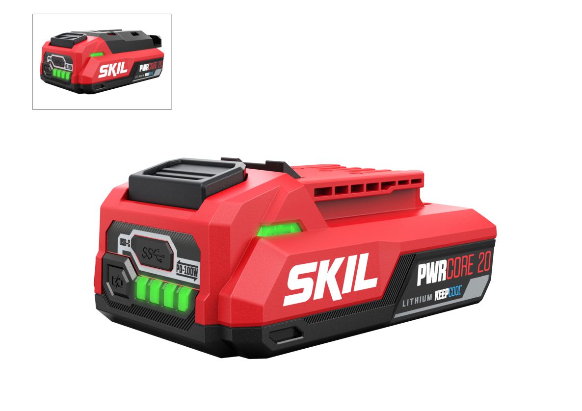 SKIL BR1E3142AA Akumulator 20V 2.0Ah Keep Cool z USB-C 2-stronny PWRCORE 20