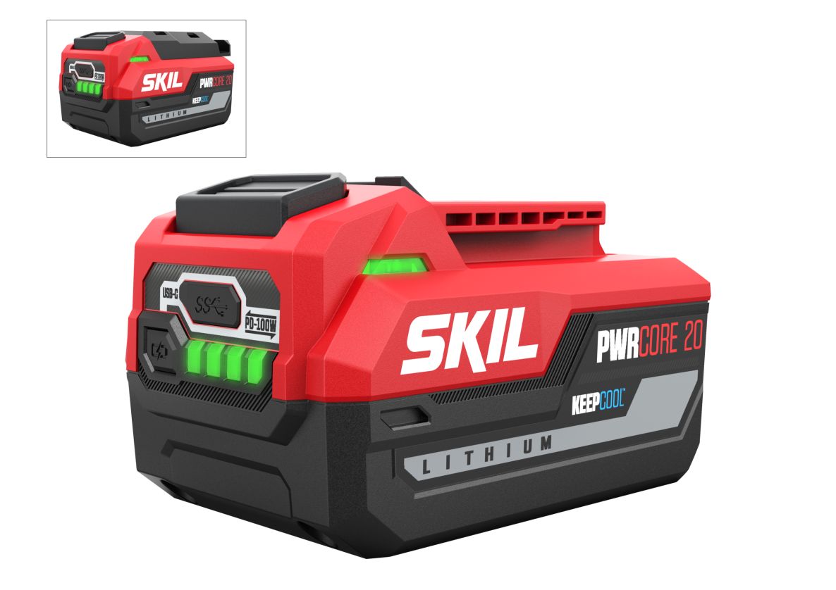 SKIL BR1E3144AA Akumulator 20V 4.0Ah Keep Cool z USB-C 2-stronny PWRCORE 20
