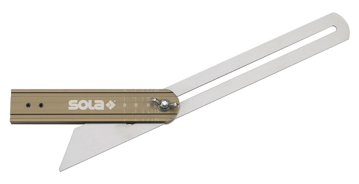 Sola 56052101 VSTG250 Kątownik nastawny ze skalą 250 mm